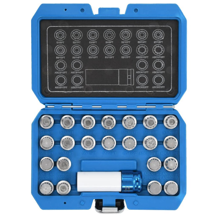 Set de chei blocare jante, 23 piese, pentru VAG - WALTI WALTI