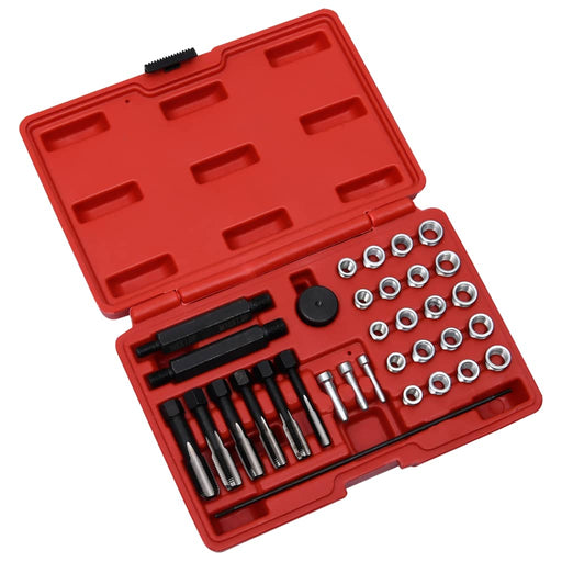 Set de scule reparare filete de bujii, 33 piese, M8 M10 M12 - WALTI WALTI