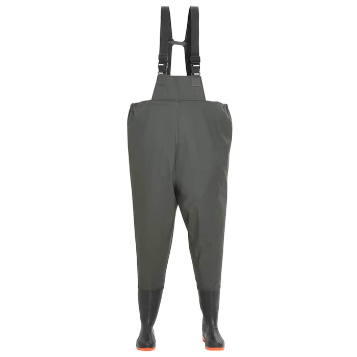 Pantaloni de vânătoare cu cizme, verde, mărime 41 WALTI
