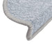 Covorașe pentru scări, 15 buc., 56x17x3 cm, gri deschis, semirotunde - WALTI WALTI