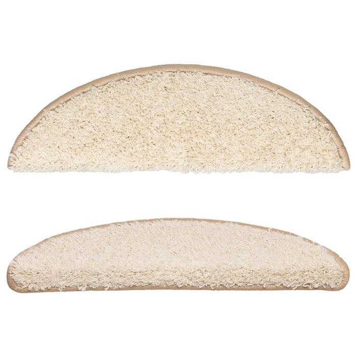 Covorașe pentru trepte scară, 15 buc., crem, 56x17x3 cm - WALTI WALTI