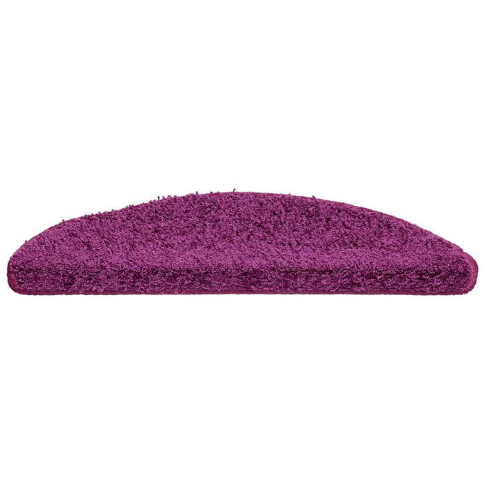 Covorașe scări, 15 buc., 56x17x3 cm, violet, semirotunde - WALTI WALTI