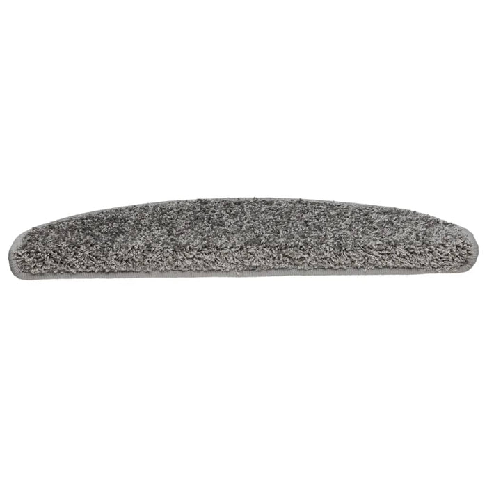 Covorașe pentru scări, 15 buc., 65x21x4 cm, gri, semirotunde, mari WALTI