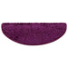 Covorașe scări, 15 buc., 65x21x4 cm, violet, semirotunde, mari - WALTI WALTI