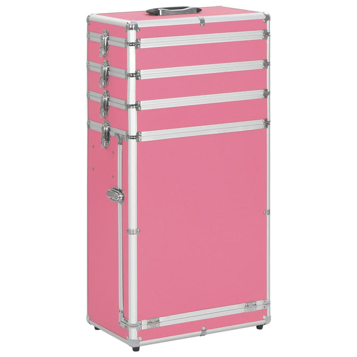 Troler de cosmetice, roz, aluminiu - WALTI WALTI