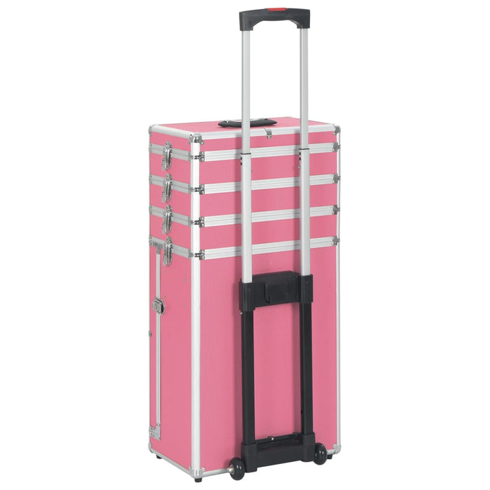 Troler de cosmetice, roz, aluminiu - WALTI WALTI