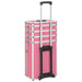 Troler de cosmetice, roz, aluminiu - WALTI WALTI