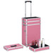 Troler de cosmetice, roz, aluminiu - WALTI WALTI