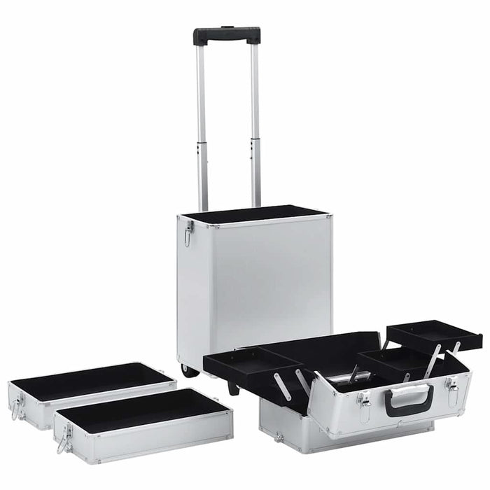Troler de cosmetice, argintiu, aluminiu - WALTI WALTI