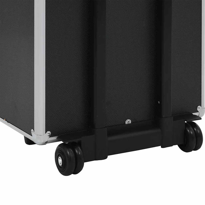 Troler de cosmetice, negru, aluminiu - WALTI WALTI