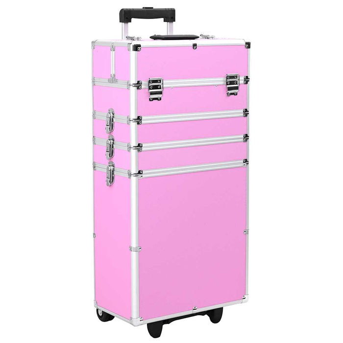 Troler de cosmetice, roz, aluminiu - WALTI WALTI
