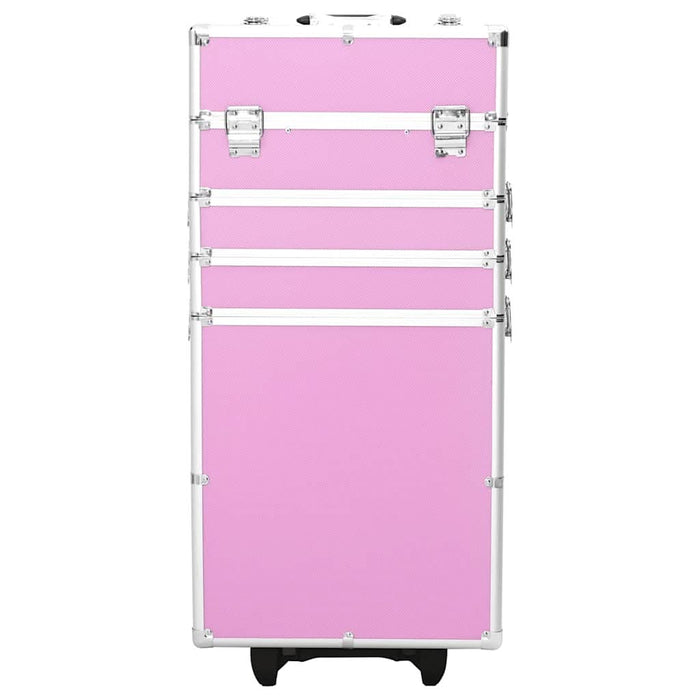 Troler de cosmetice, roz, aluminiu - WALTI WALTI