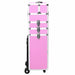 Troler de cosmetice, roz, aluminiu - WALTI WALTI