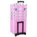 Troler de cosmetice, roz, aluminiu - WALTI WALTI
