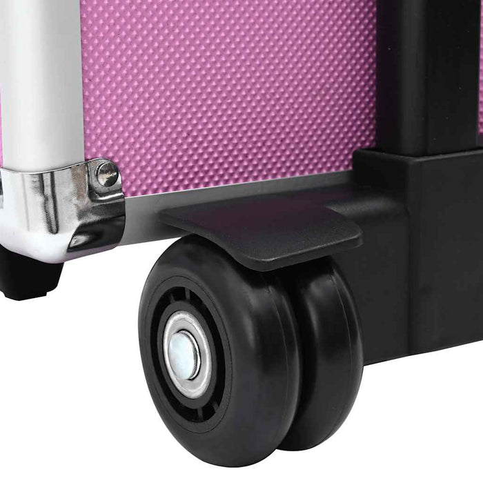 Troler de cosmetice, roz, aluminiu - WALTI WALTI