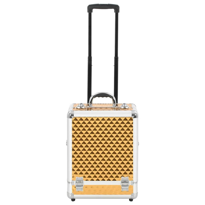 Troler de cosmetice, auriu, 35 x 29 x 45 cm, aluminiu - WALTI WALTI