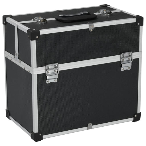 Cutie de scule, negru, 38x22,5x34 cm, aluminiu - WALTI WALTI