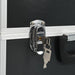 Cutie de scule, negru, 38x22,5x34 cm, aluminiu - WALTI WALTI