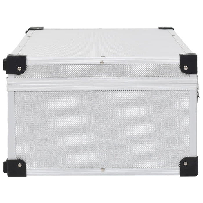 Carcasă pentru 80 CD-uri, aluminiu, ABS, argintiu - WALTI WALTI