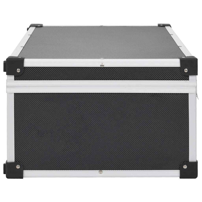 Carcasă pentru 80 CD-uri, aluminiu, ABS, negru - WALTI WALTI