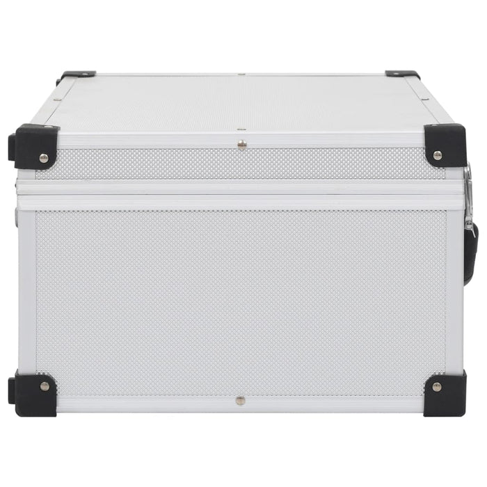 Casetă pentru 60 CD-uri, argintiu, aluminiu ABS - WALTI WALTI