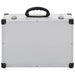 Casetă pentru 60 CD-uri, argintiu, aluminiu ABS - WALTI WALTI