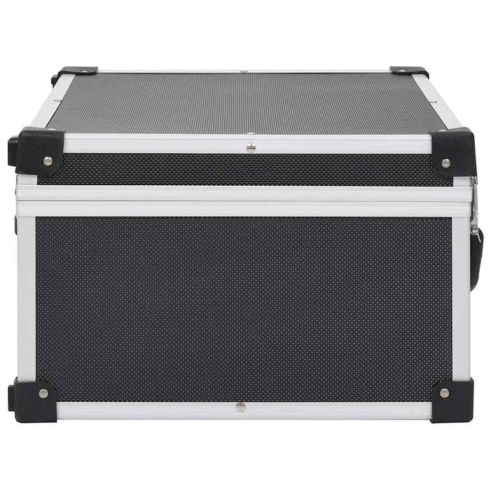 Casetă pentru 80 CD-uri, aluminiu, ABS, negru - WALTI WALTI