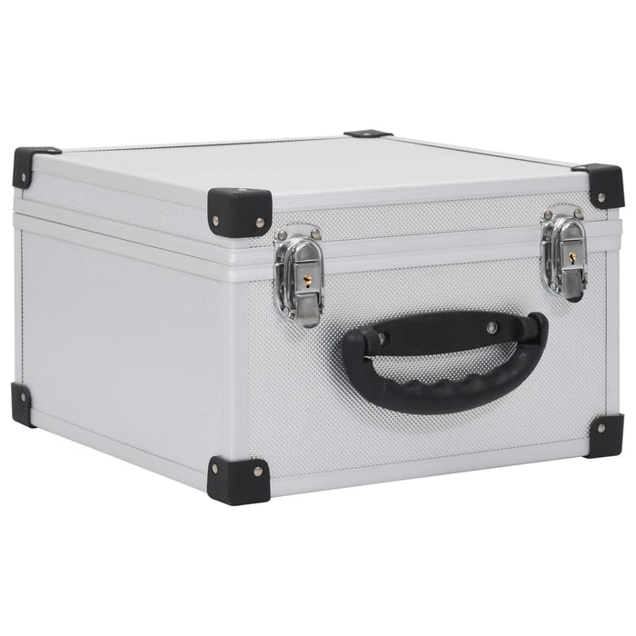 Casetă pentru 40 CD-uri, argintiu, aluminiu ABS - WALTI WALTI