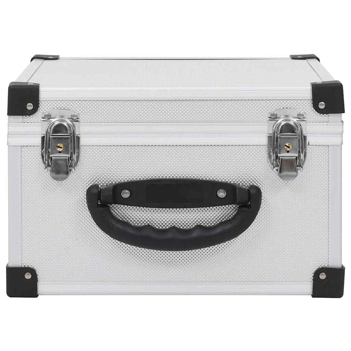 Casetă pentru 40 CD-uri, argintiu, aluminiu ABS - WALTI WALTI