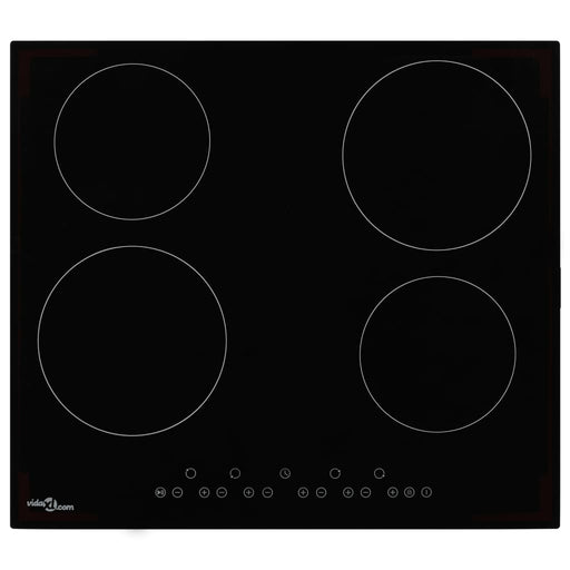 Plită ceramică cu 4 arzătoare, control tactil, 6000 W - WALTI WALTI