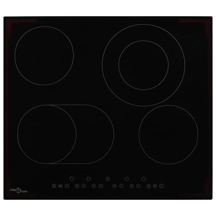 Plită ceramică cu 4 arzătoare, control tactil, 6600 W - WALTI WALTI