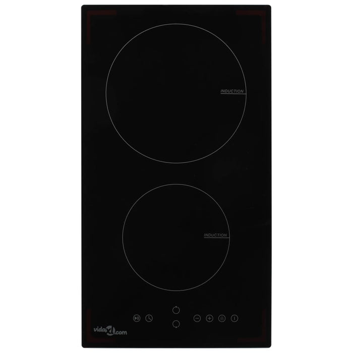 Plită cu inducție cu 2 arzătoare, control tactil, sticlă 3500 W - WALTI WALTI