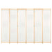 Paravan cameră, 6 panouri, crem, 240x170 x4 cm, material textil - WALTI WALTI