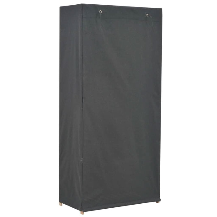 Șifonier, gri, 79 x 40 x 170 cm, material textil - WALTI WALTI