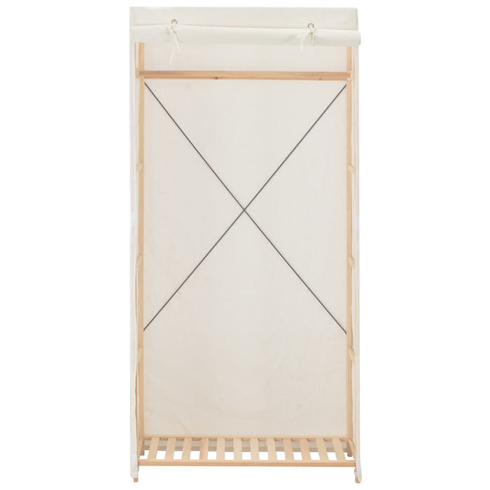 Șifonier, alb, 79 x 40 x 170 cm, material textil - WALTI WALTI