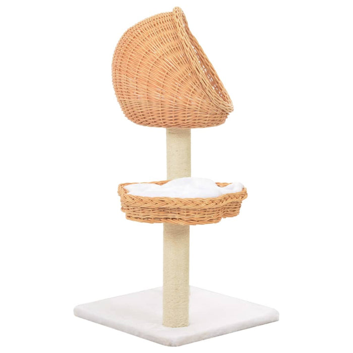 Ansamblu pentru pisici cu stâlp funie sisal, natural, salcie - WALTI WALTI