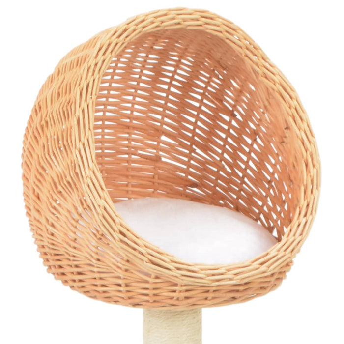 Ansamblu pentru pisici cu stâlp funie sisal, natural, salcie - WALTI WALTI