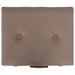 Taburete cu depozitare, 3 buc., maro, material textil - WALTI WALTI