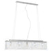 Lustră cu mărgele de cristal, argintiu, 104 cm, E14 - WALTI WALTI