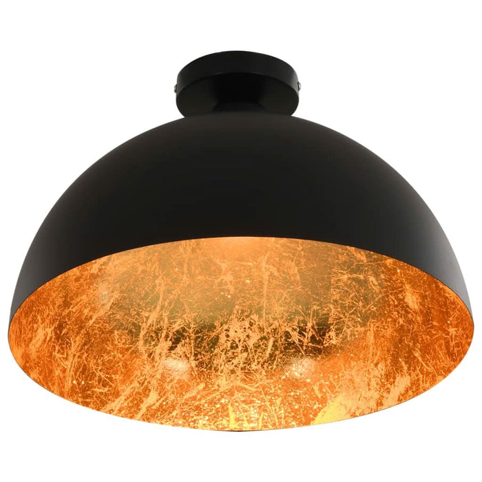 Lustre, 2 buc., negru și auriu, semisferic, E27 - WALTI WALTI