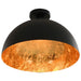 Lustre, 2 buc., negru și auriu, semisferic, E27 - WALTI WALTI