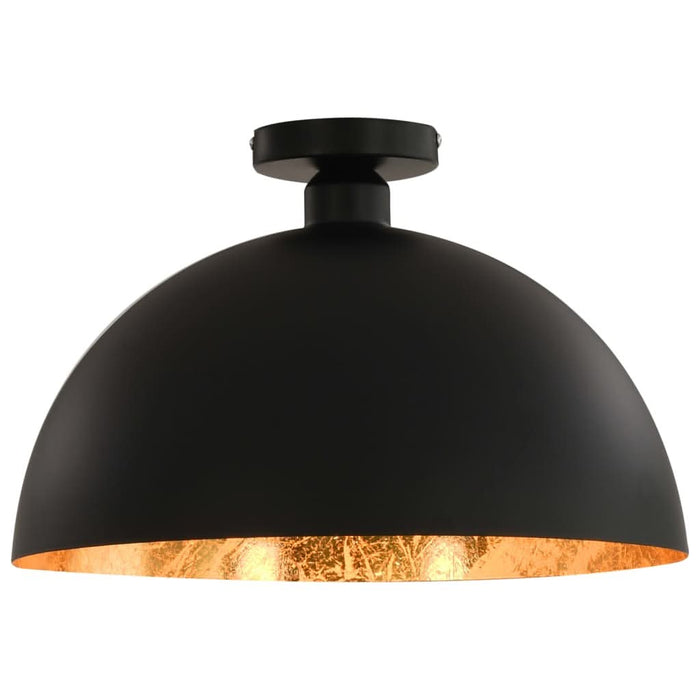 Lustre, 2 buc., negru și auriu, semisferic, E27 - WALTI WALTI