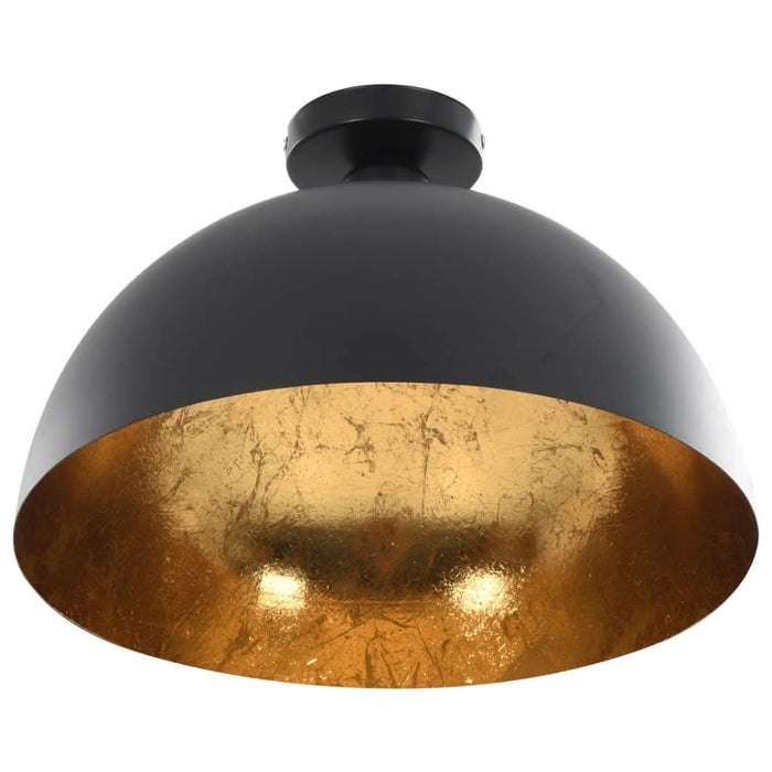 Lustre, 2 buc., negru și auriu, semisferic, E27 - WALTI WALTI
