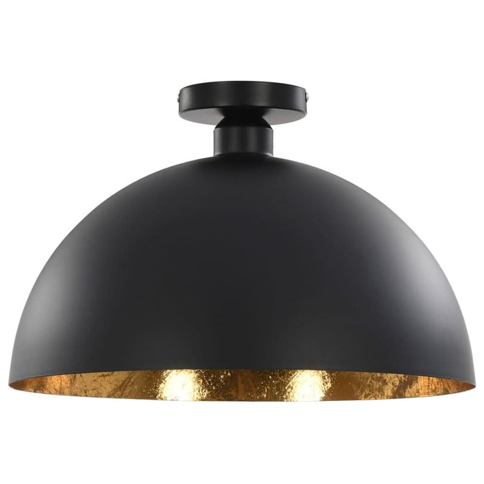 Lustre, 2 buc., negru și auriu, semisferic, E27 - WALTI WALTI