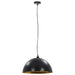 Lustre, 2 buc., negru și auriu, 50 cm, semisferic, E27 - WALTI WALTI