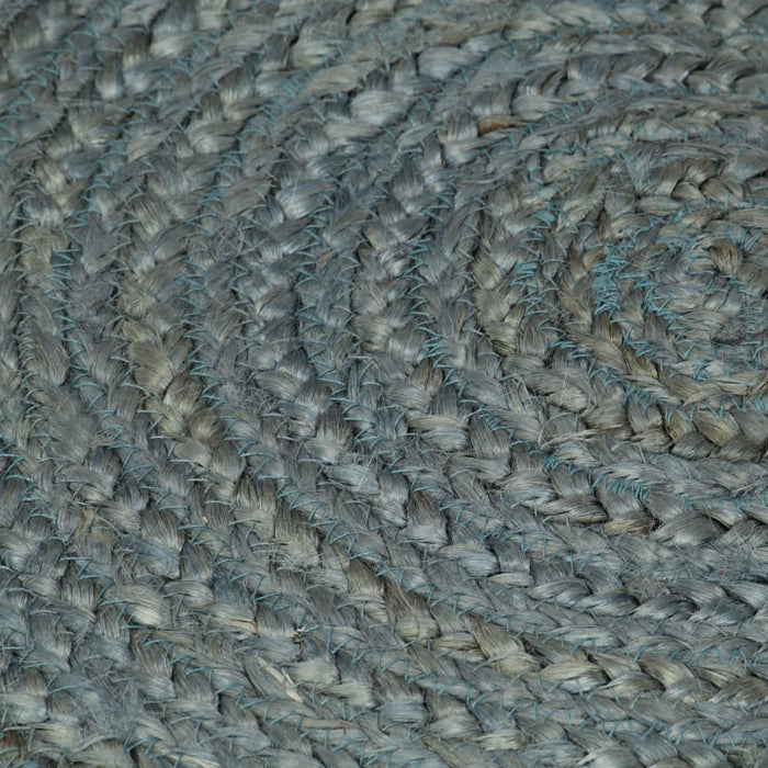 Covor manual, verde măsliniu, 90 cm, iută, rotund - WALTI WALTI