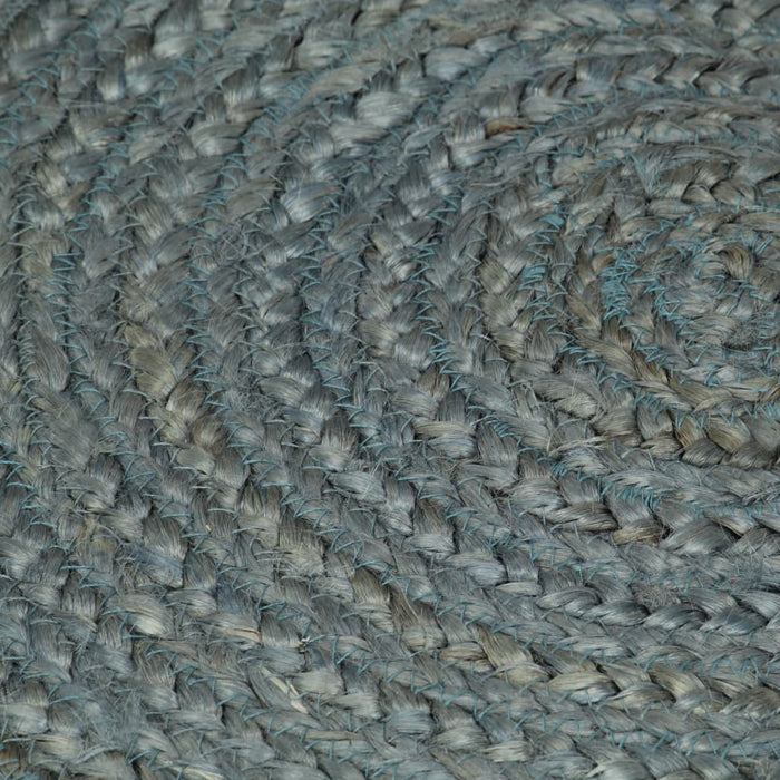 Covor manual, verde măsliniu, 150 cm, iută, rotund - WALTI WALTI