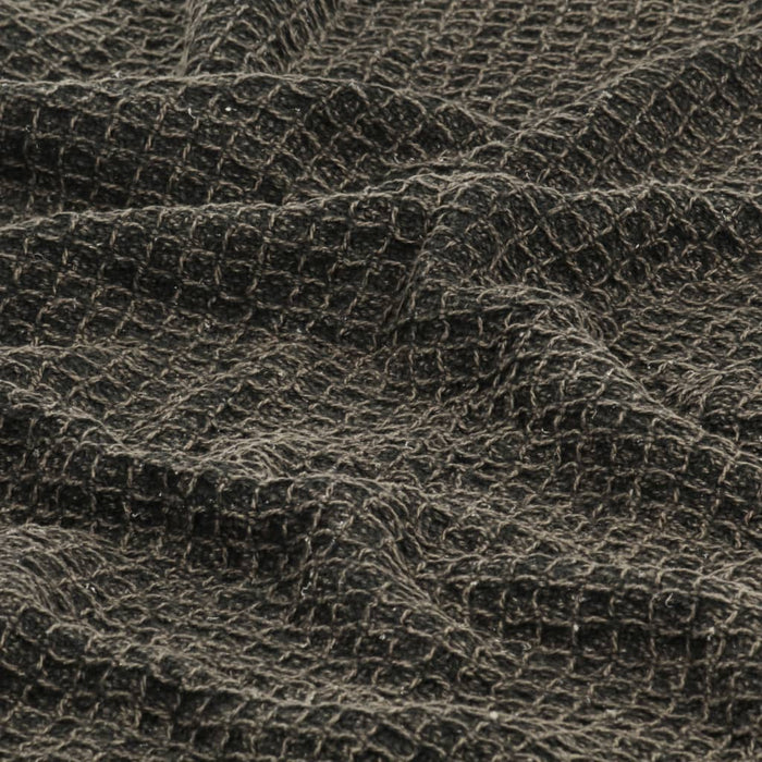 Pătură decorativă, antracit/maro, 160 x 210 cm, bumbac WALTI