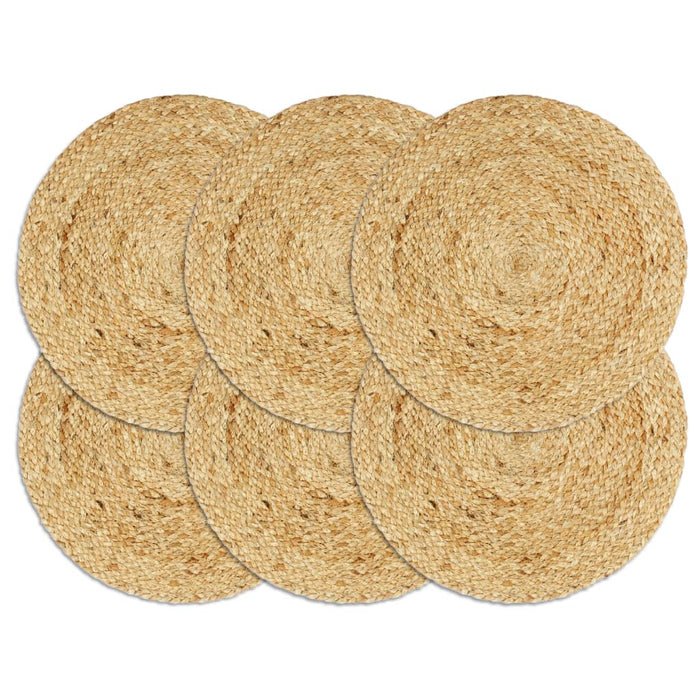Naproane, 6 buc., natural, 38 cm, iută, rotund - WALTI WALTI
