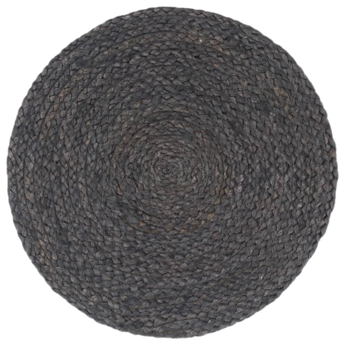 Naproane, 6 buc., gri închis, 38 cm, iută, rotund - WALTI WALTI